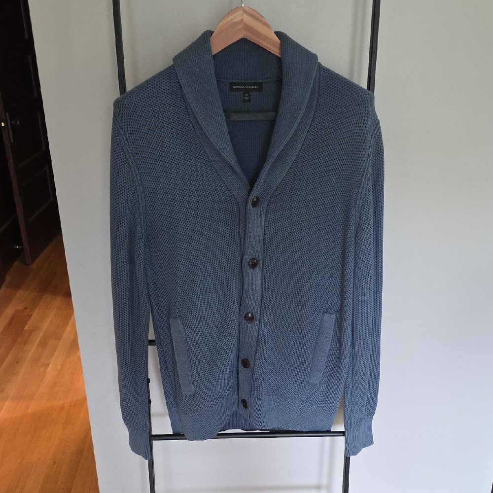 Banana Republic Men's Cardigan in Blue